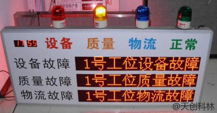 工業智能制造安燈系統