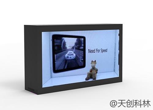 透明液晶展示柜可用于營業廳展示商品